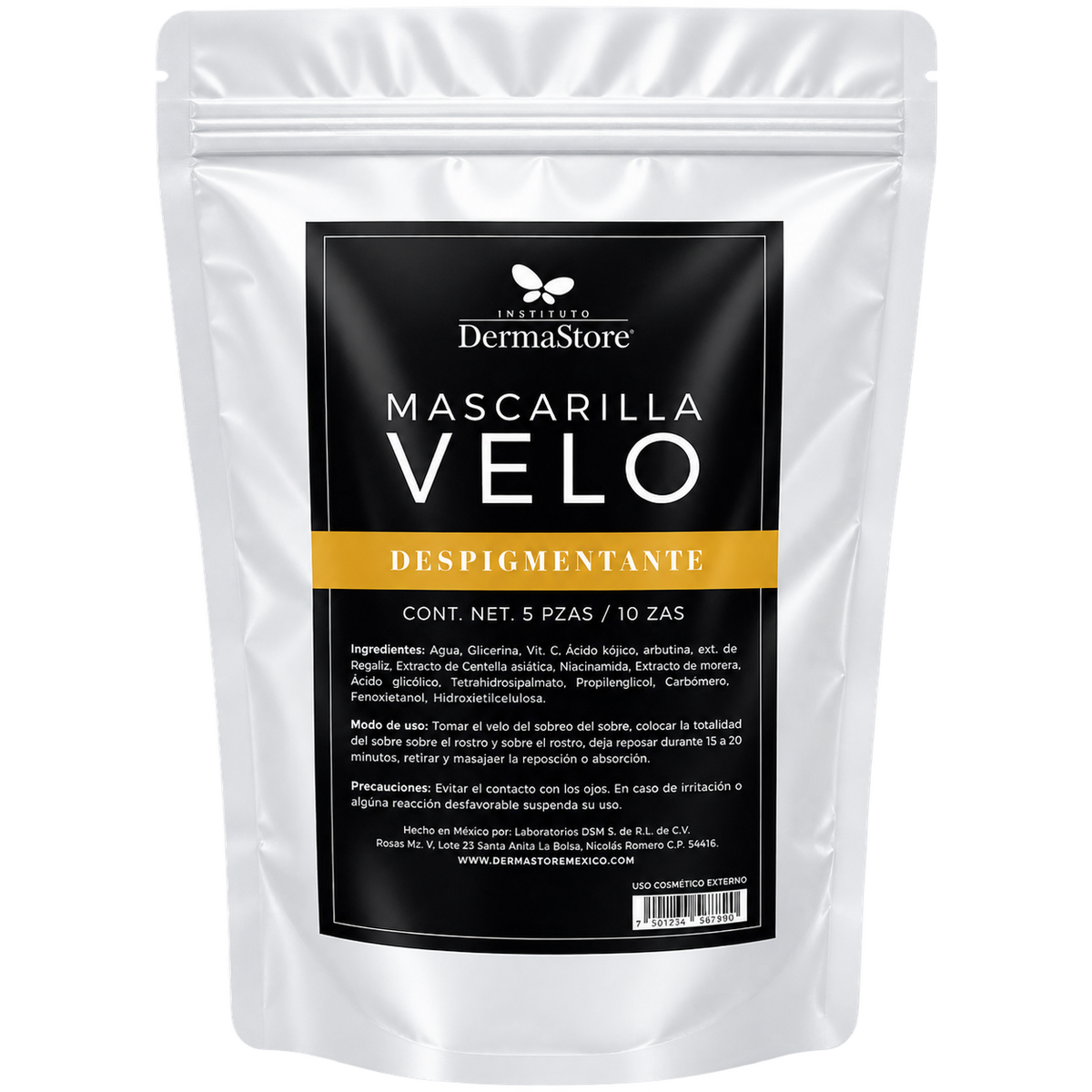 Mascarilla Velo Despigmentante